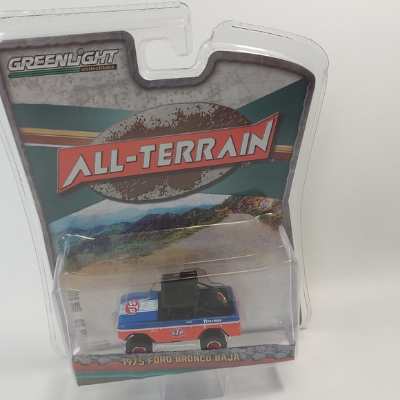 NIP Greenlight Collectibles Car All-Terrain Vehicle 1975 Ford Bronco Baja - Picture 3 of 6